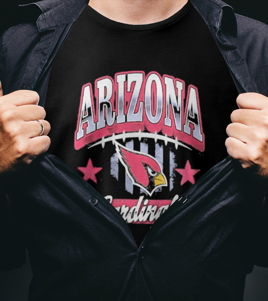 Arizona Cardinals Americana 2026 Red White Blue Stars T-Shirt