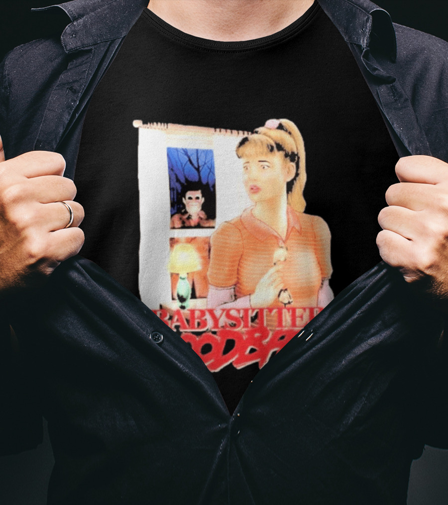 Babysitter Bloodbath Puppet Combo Novel Cover Creepy T-Shirt
