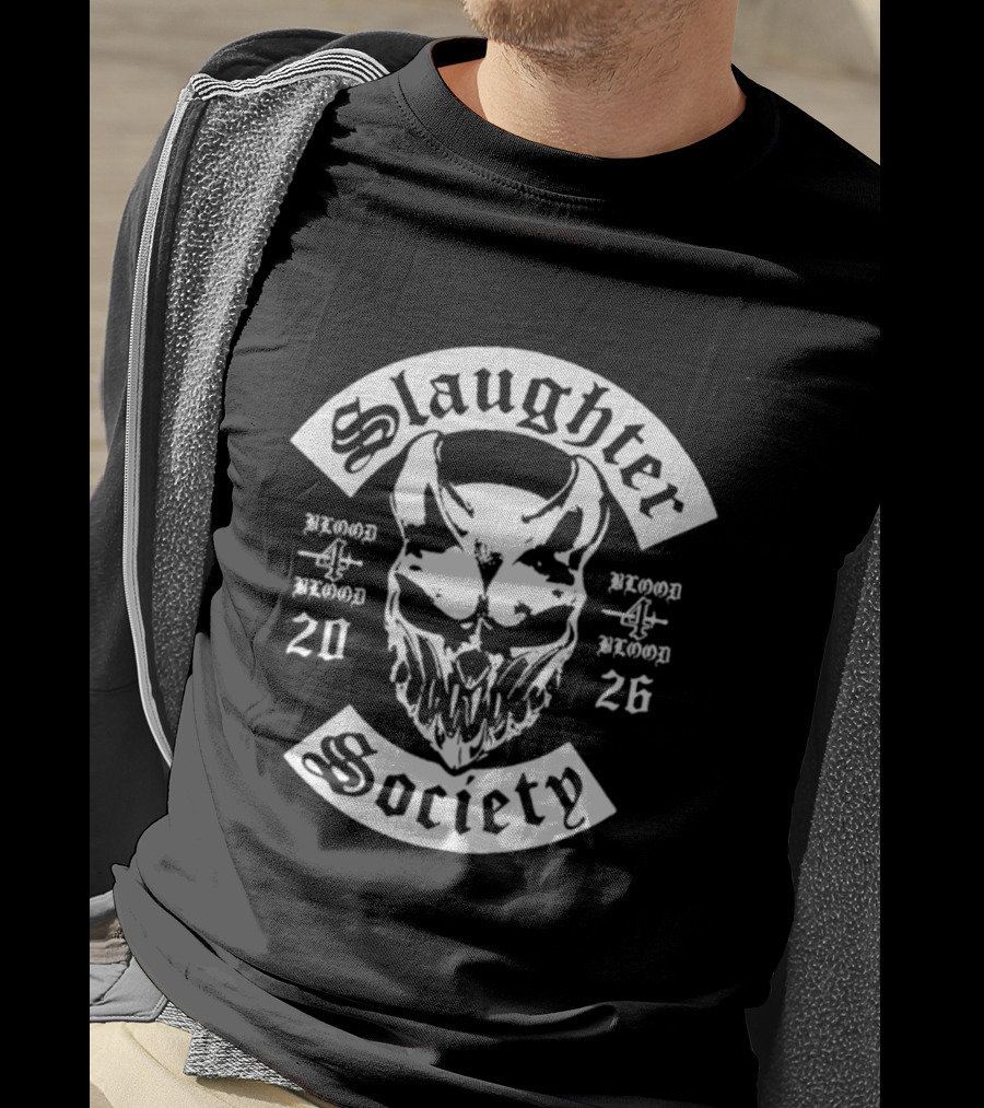 Slaughter Society Blood4Blood Event 2026 Daytona Beach Florida T-Shirt