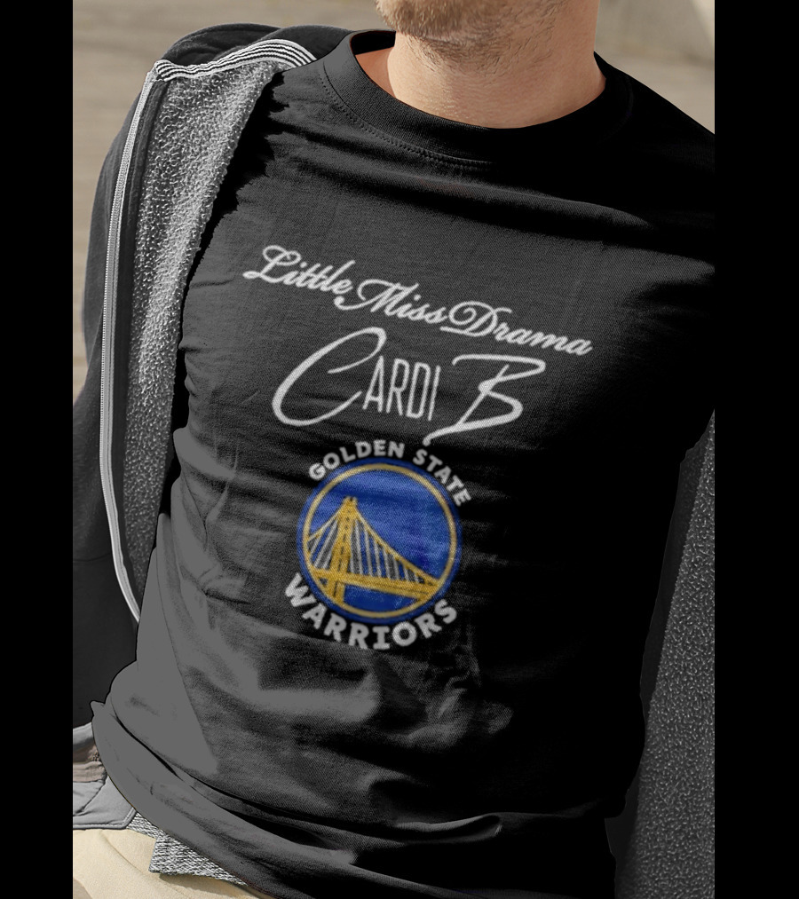 Cardi B Little Miss Drama Golden State Warriors Tour T-Shirt