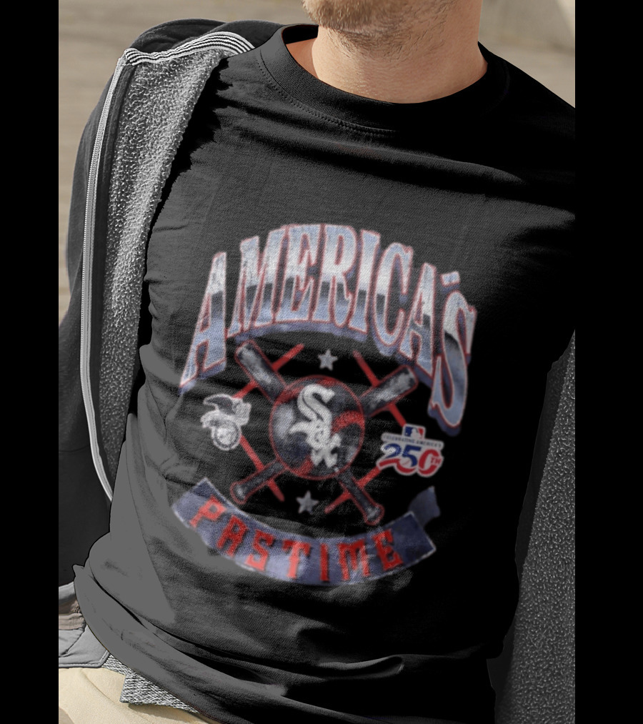 Chicago White Sox America's Pastime Celebrating 250th MLB Anniversary T-Shirt