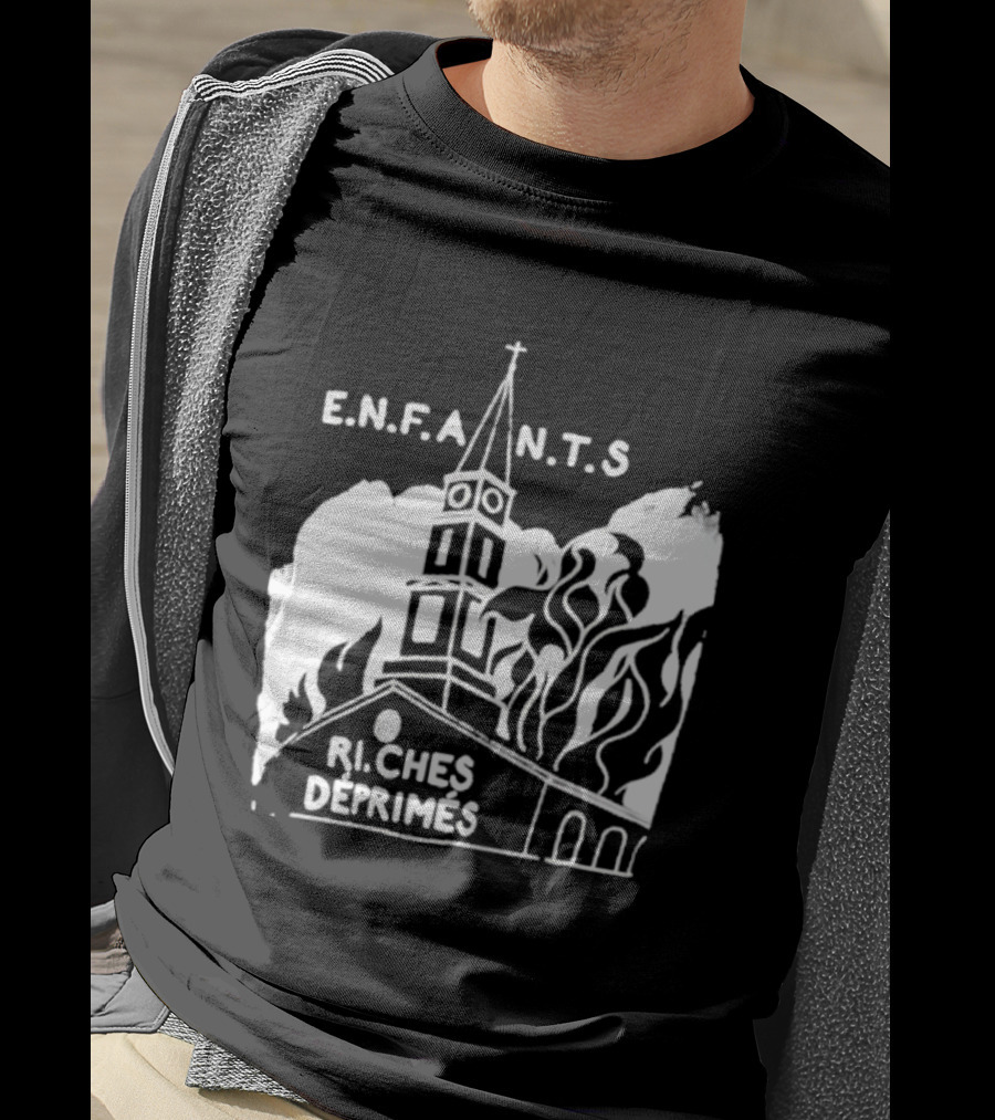 ENFANTS Riches Déprimés Burning Church Enhypen Wear T-Shirt