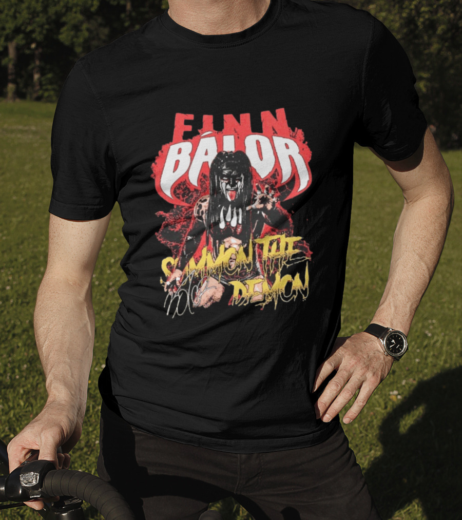 Finn Bálor Summon The Demon WWE Fan Merchandise T-Shirt