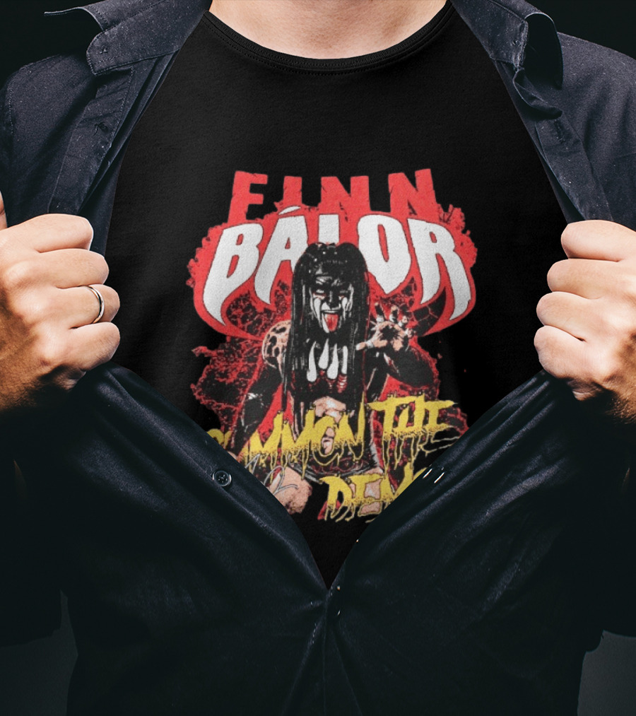 Finn Bálor Summon The Demon WWE Fan Merchandise T-Shirt
