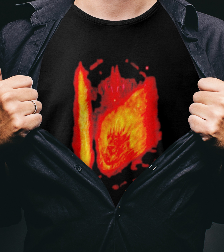 Flame Knight Fire Armor Blaze T-Shirt