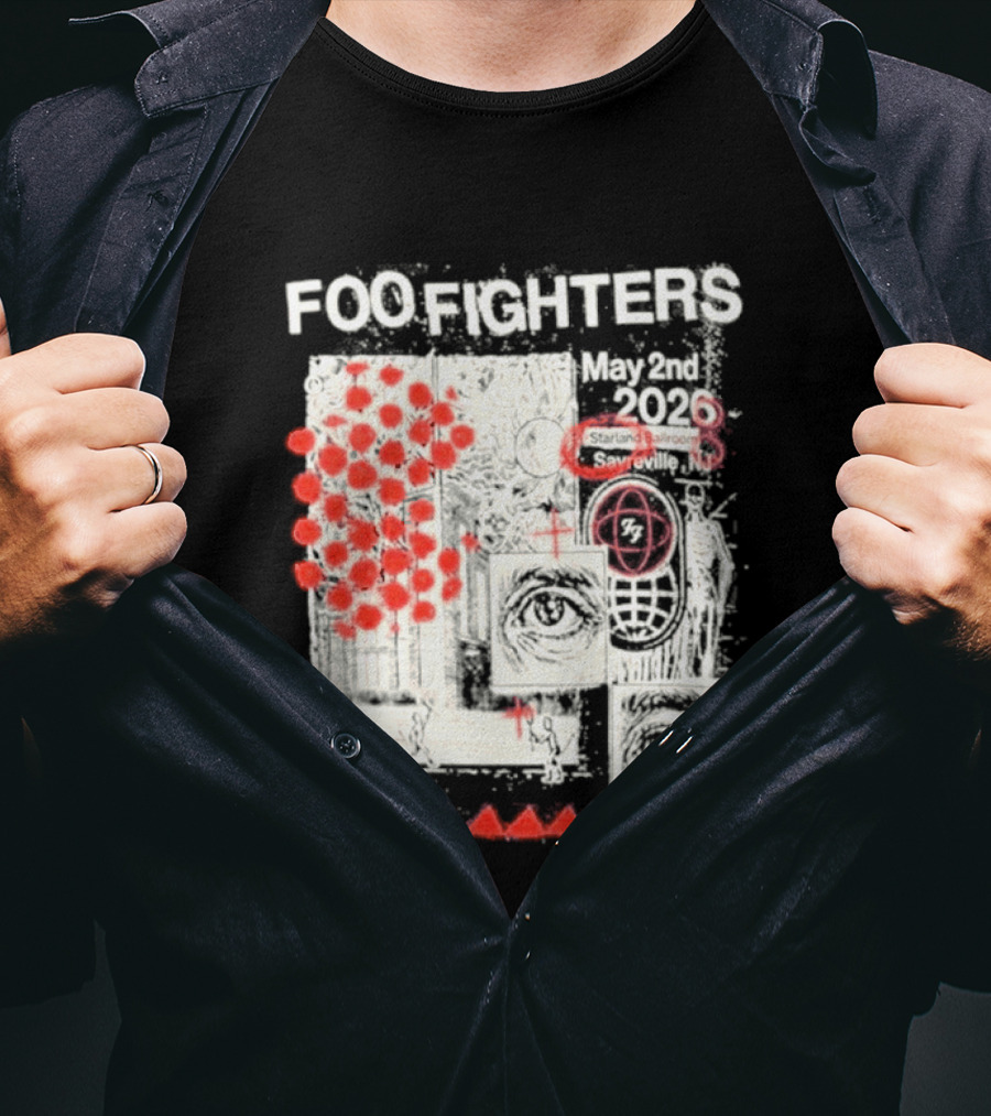 Foo Fighters Sayreville New Jersey 2026 Starland Ballroom May 2nd Your Favorite Toy T-Shirt