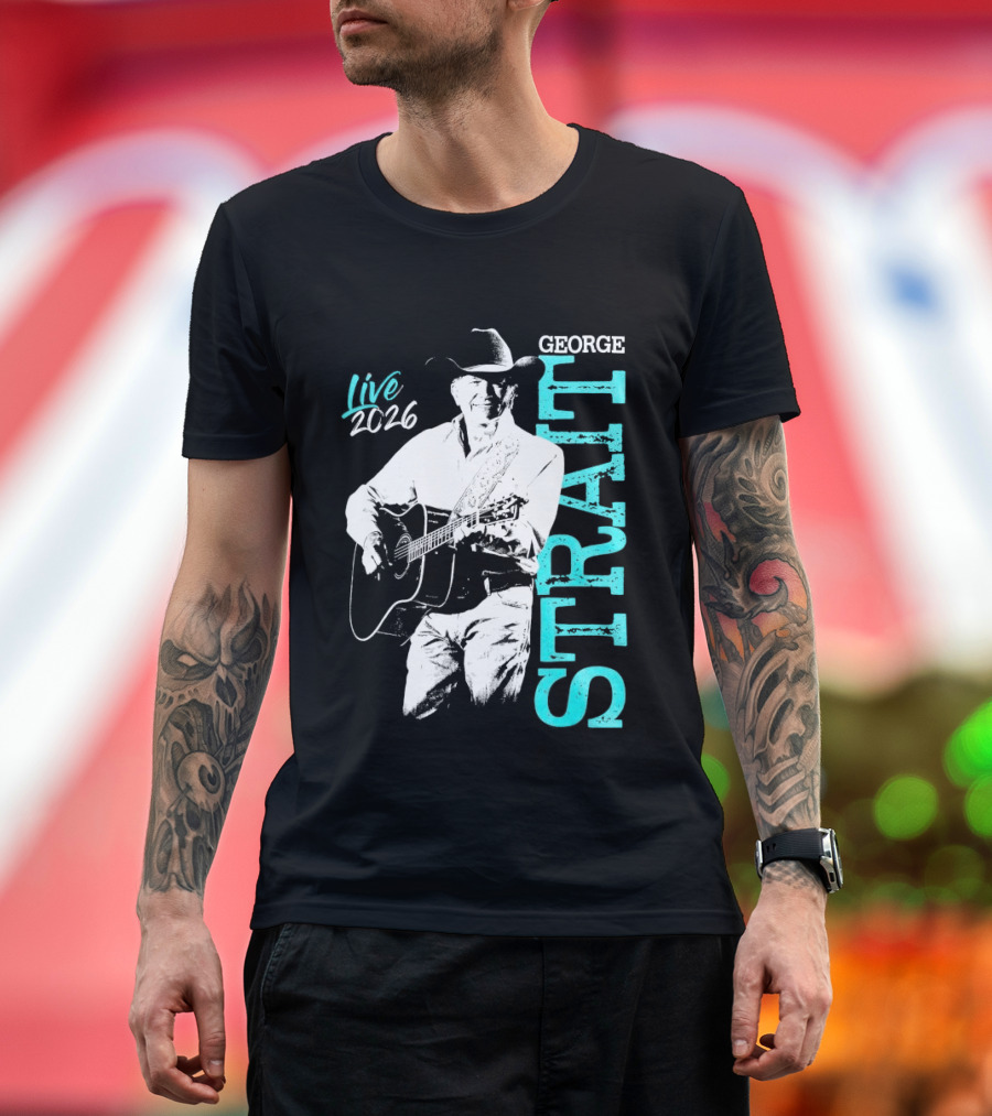 George Strait Live 2026 Death Valley Edition Black T-Shirt