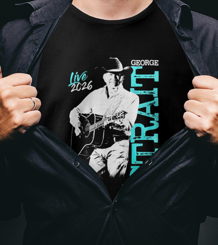 George Strait Live 2026 Death Valley Edition Black T-Shirt