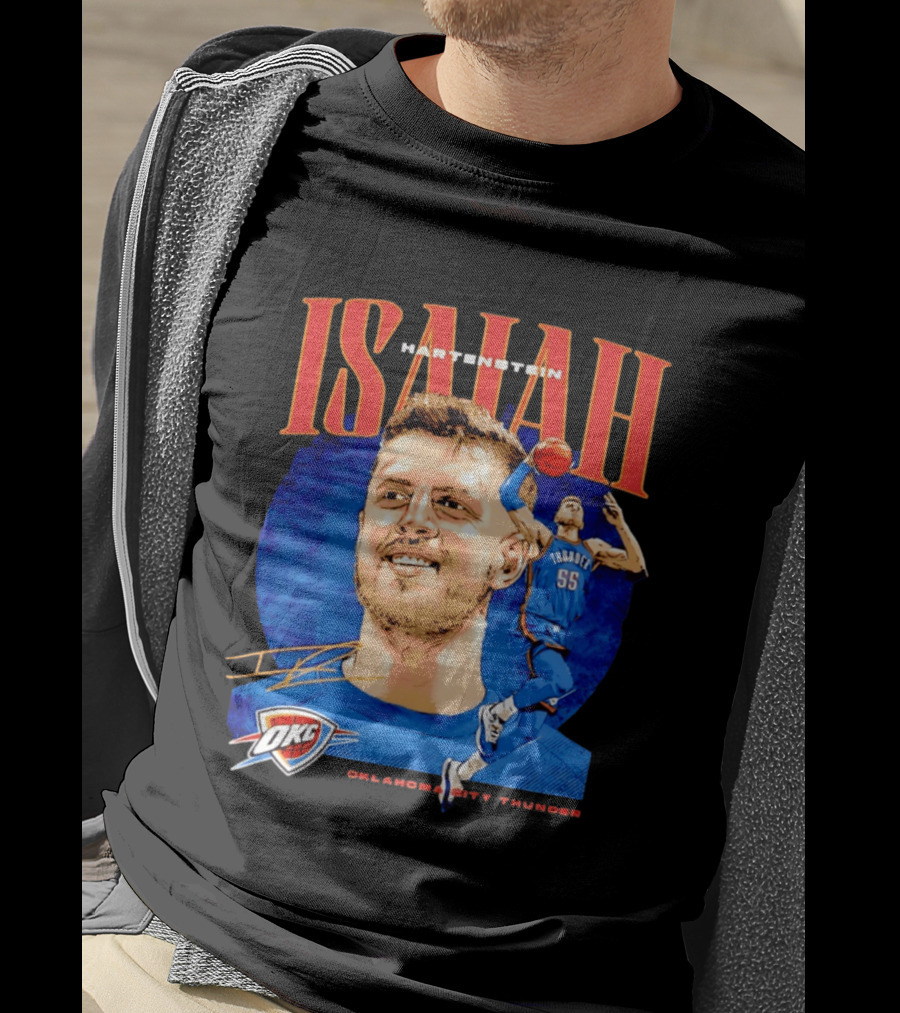 Isaiah Hartenstein 55 Oklahoma City Thunder NBA OKC Signature T-Shirt
