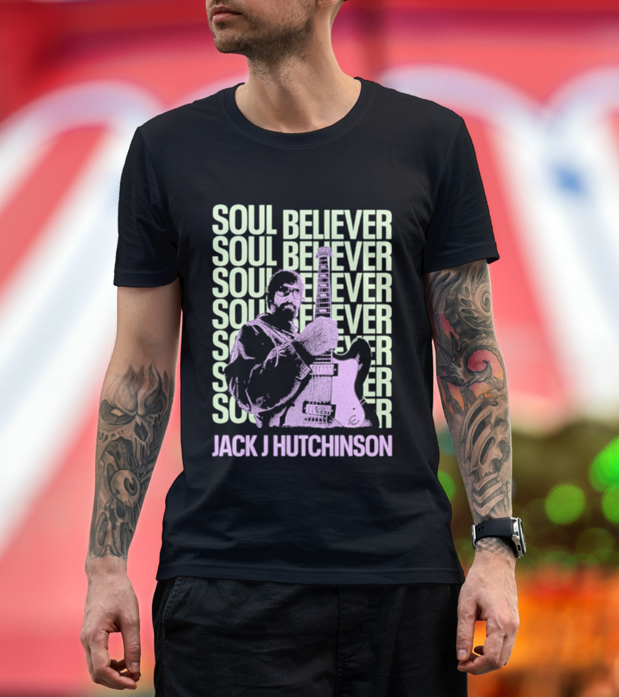 Jack J Hutchinson Soul Believer Guitar Artistry T-Shirt