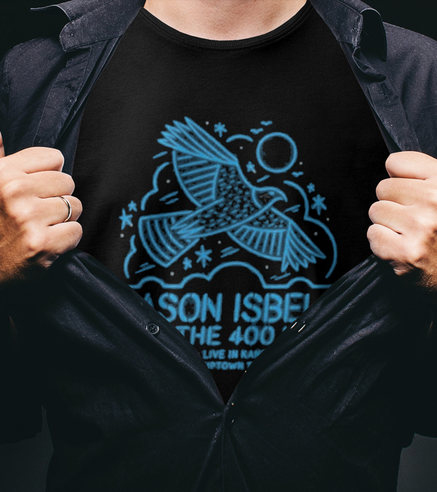 Jason Isbell And The 400 Unit Live May 3 2026 Starlight Theatre Kansas City MO Bird T-Shirt