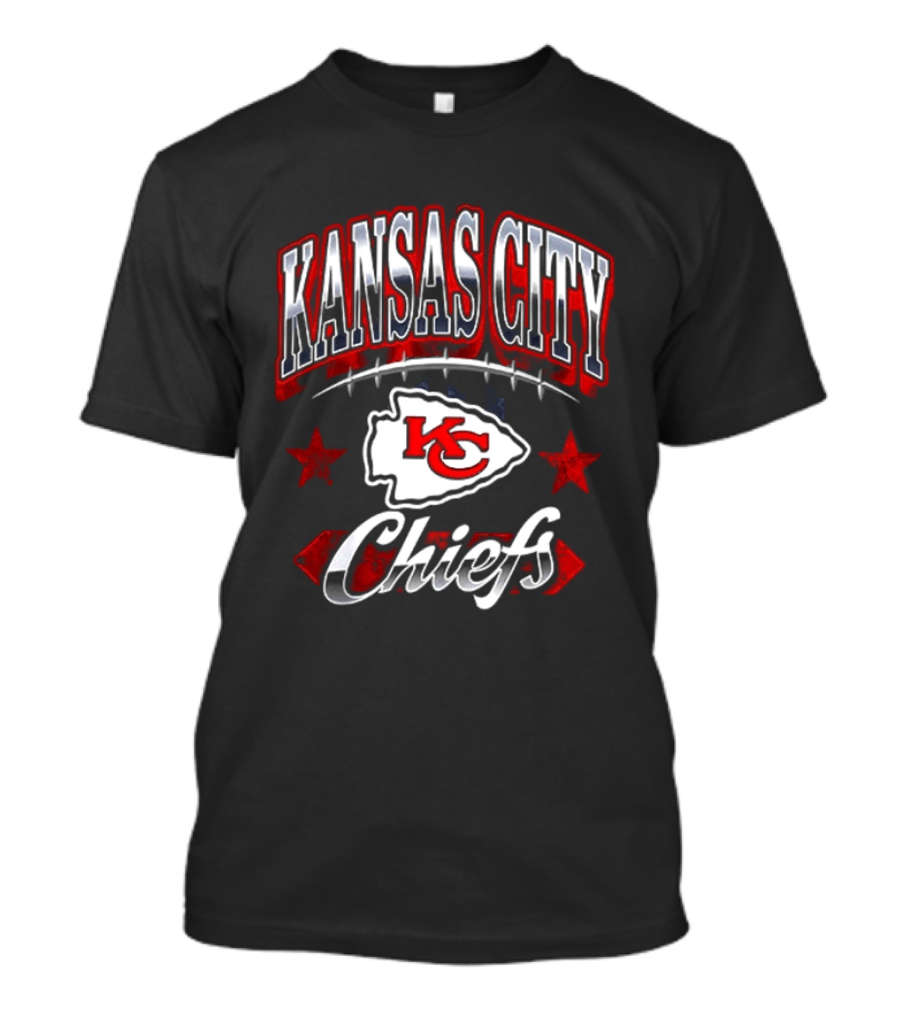 Kansas City Chiefs Americana 2026 KC Football Stars T-Shirt