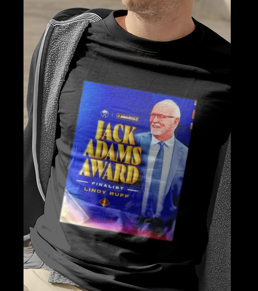 Lindy Ruff Jack Adams Award Finalist NHL Coach Recognition T-Shirt