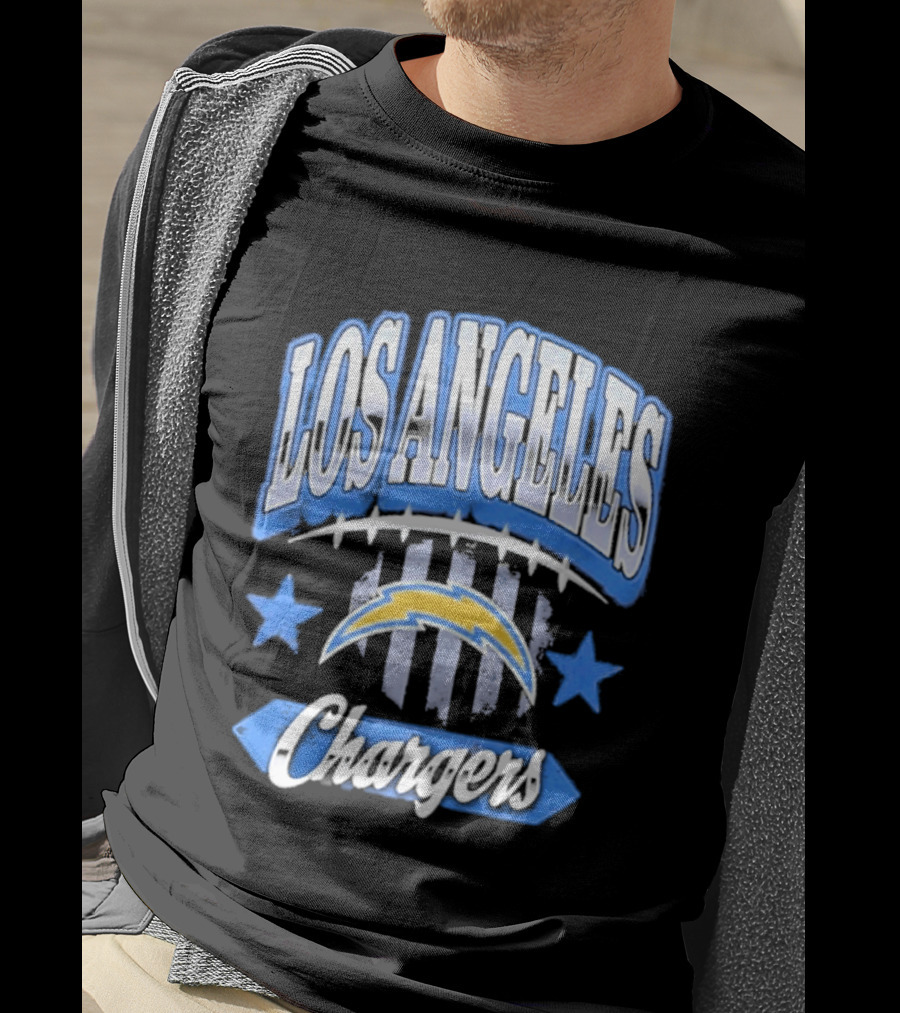Los Angeles Chargers Americana Stars And Stripes 2026 T-Shirt