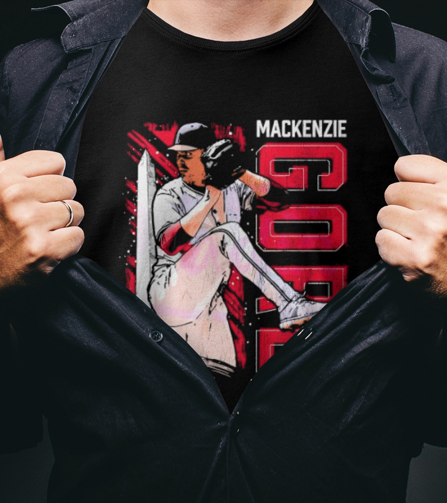 Mackenzie Gore Washington Pitching Action Baseball T-Shirt