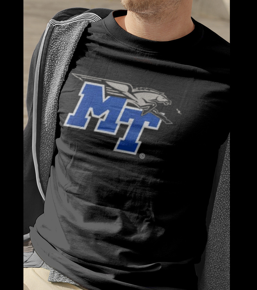 Middle Tennessee State Blue Raiders MT Flying Horse T-Shirt