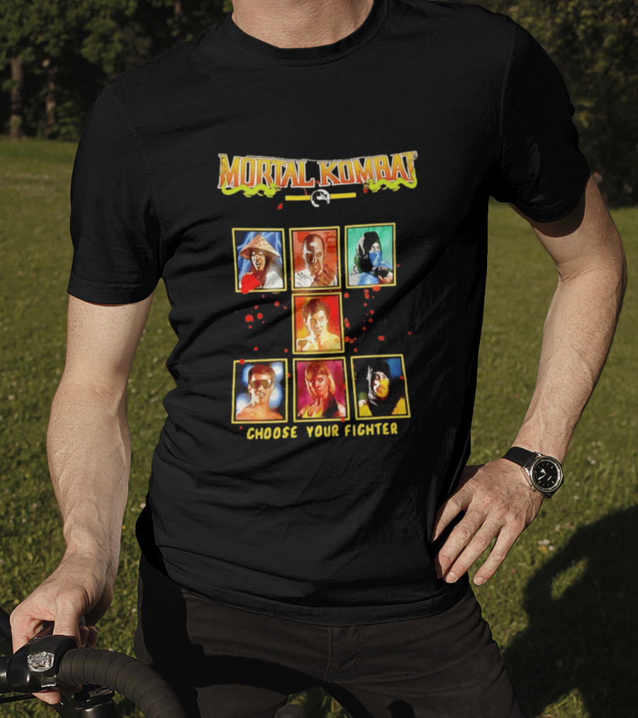 Mortal Kombat Choose Your Fighter Iconic Characters Selection T-Shirt