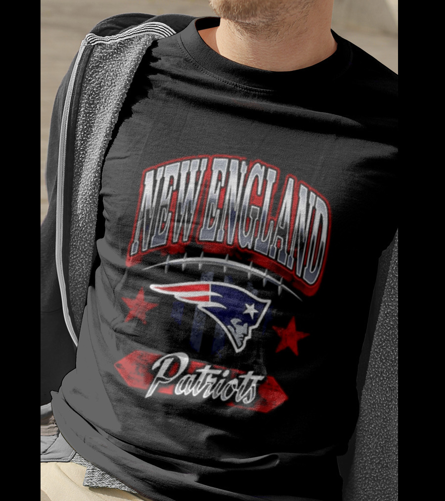 New England Patriots Americana 2026 Stars And Stripes T-Shirt