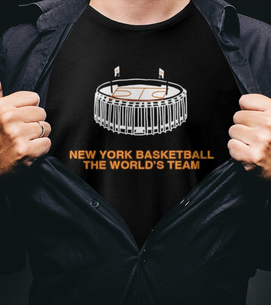 New York Basketball The World's Team Stadium T-Shirt