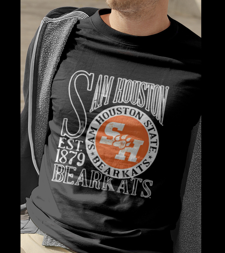 Sam Houston State Bearkats Est 1879 SH Paw T-Shirt