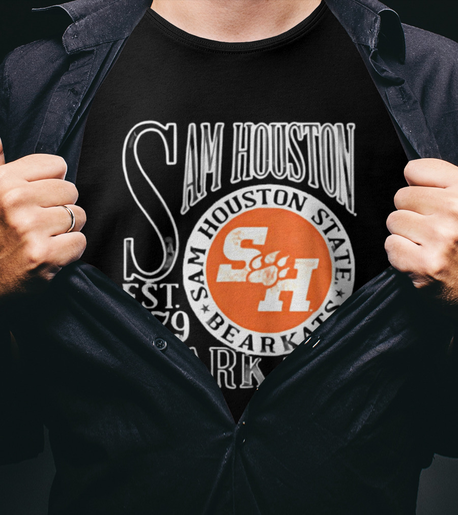 Sam Houston State Bearkats Est 1879 SH Paw T-Shirt