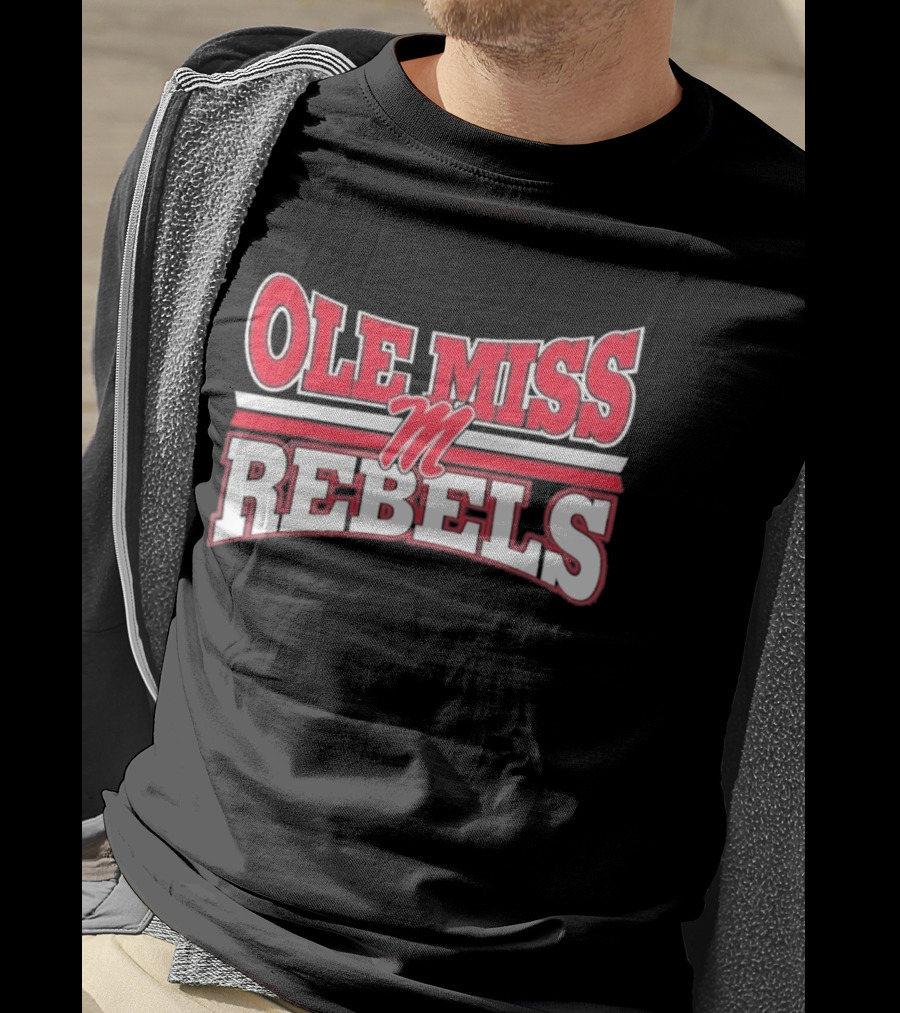 Ole Miss Rebels Team M Zoom Sports Fan T-Shirt