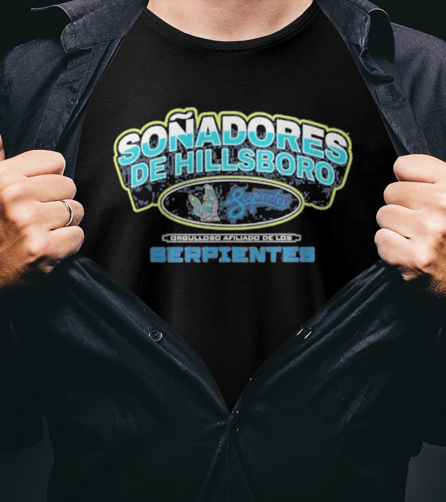 Soñadores De Hillsboro Serpientes Copa De La Diversion Baseball T-Shirt