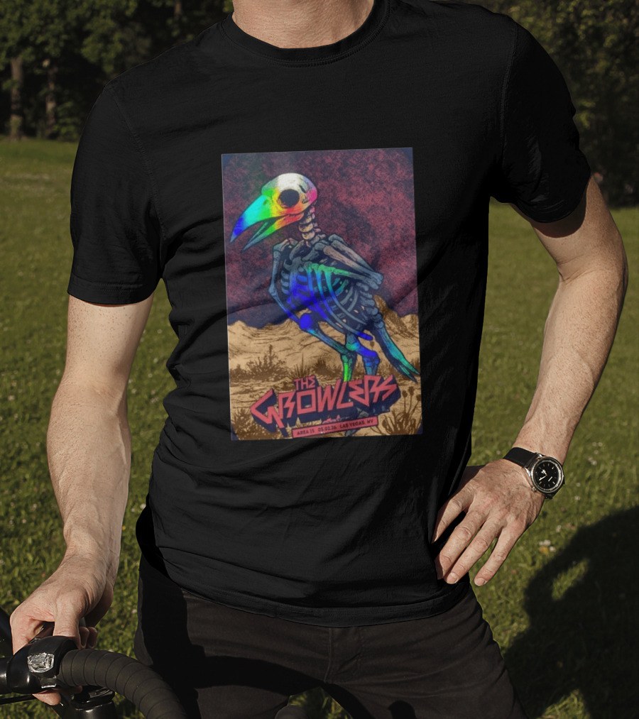 The Growlers Las Vegas Area 15 May 1 2026 Skeleton Bird T-Shirt