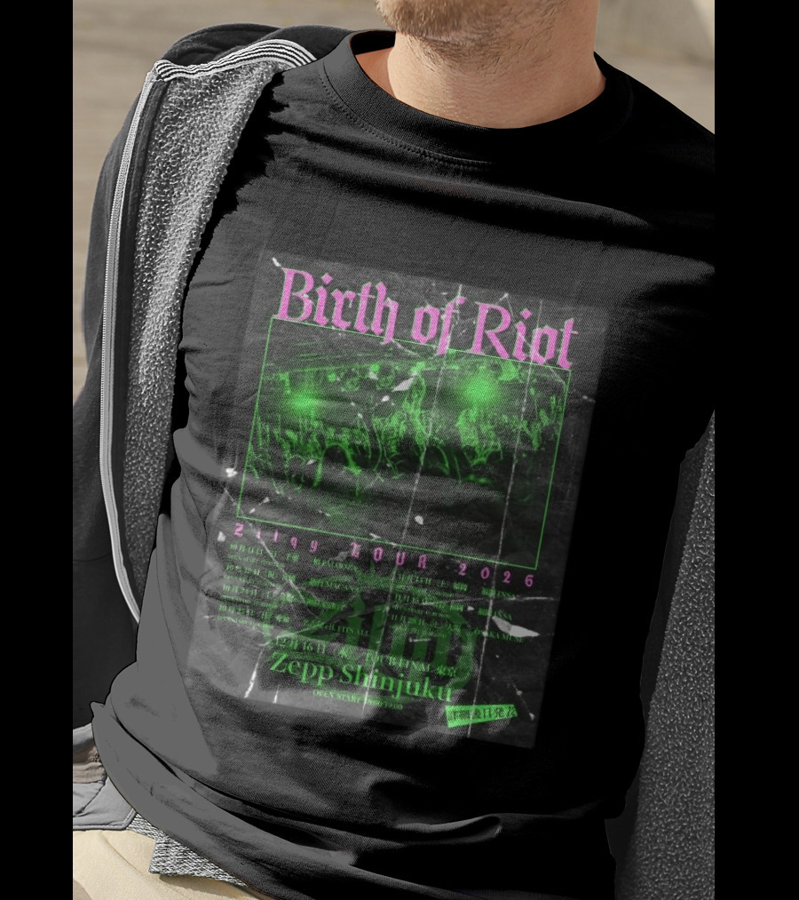 Birth Of Riot Zilqy Tour 2026 Zepp Shinjuku T-Shirt