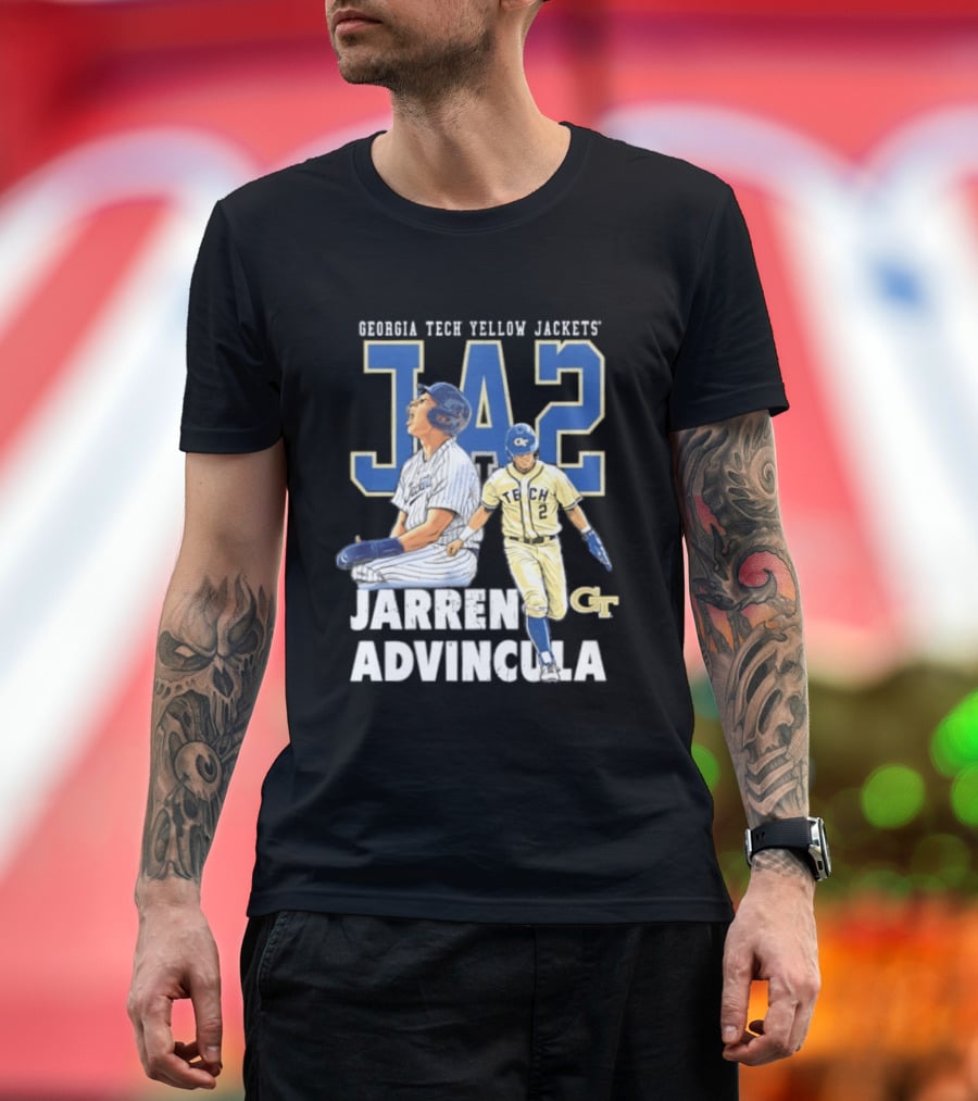 Georgia Tech Yellow Jackets JA2 Jarren Advincula T-Shirt