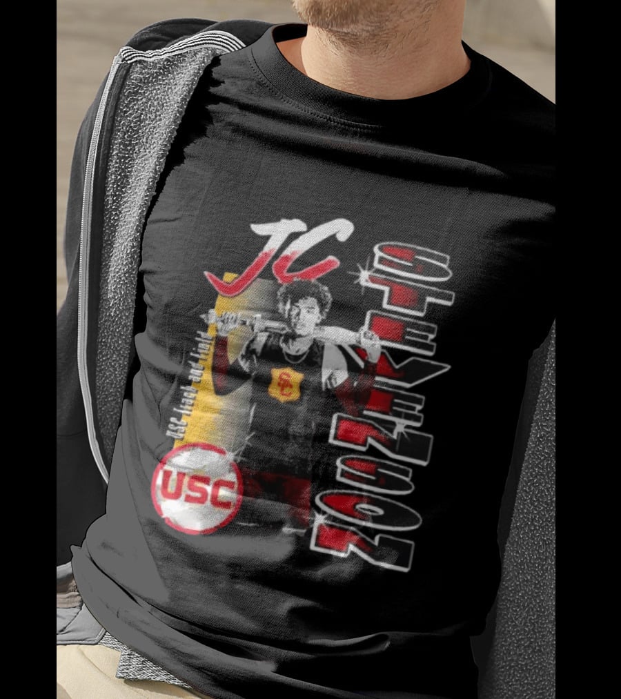 JC Stevenson USC Track And Field Player Name Athlete USC T-Shirt