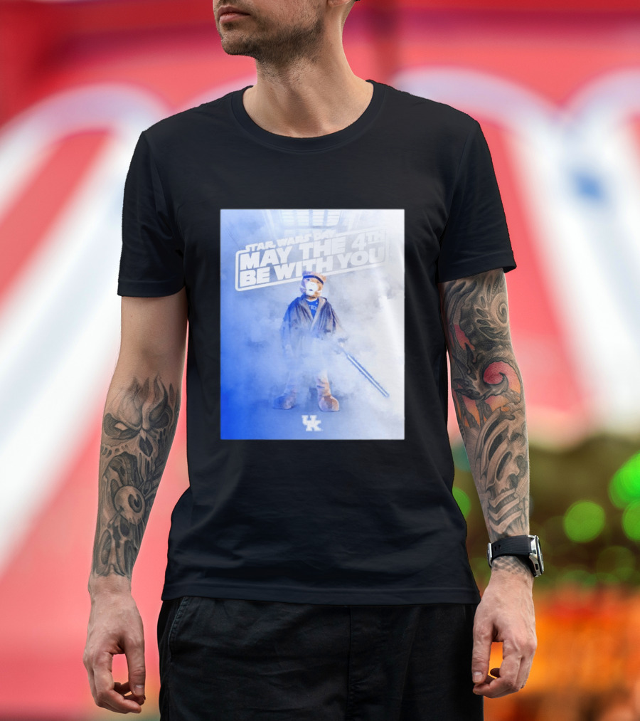 Star Wars Day May The 4th Be With You Kentucky Wildcats T-Shirt