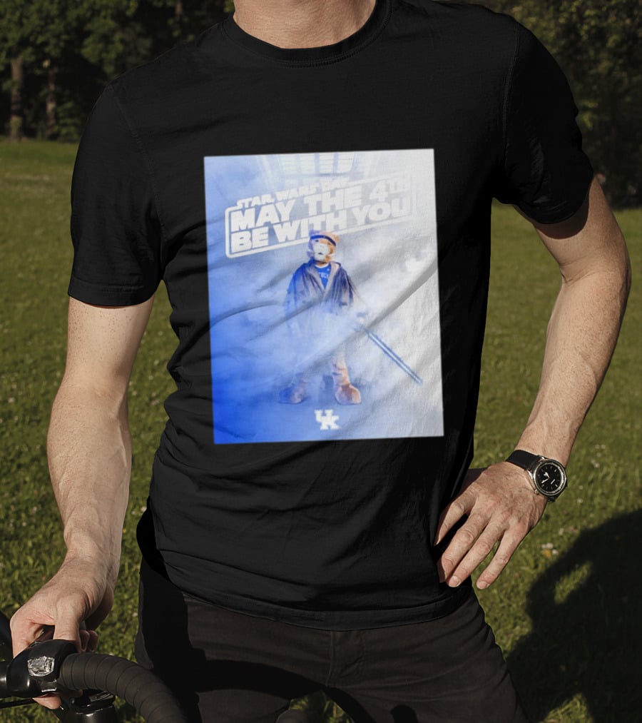Star Wars Day May The 4th Be With You Kentucky Wildcats T-Shirt