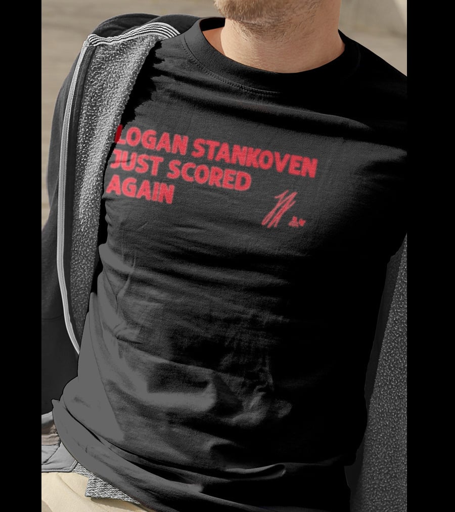 Logan Stankoven Just Scored Again 11 57 T-Shirt