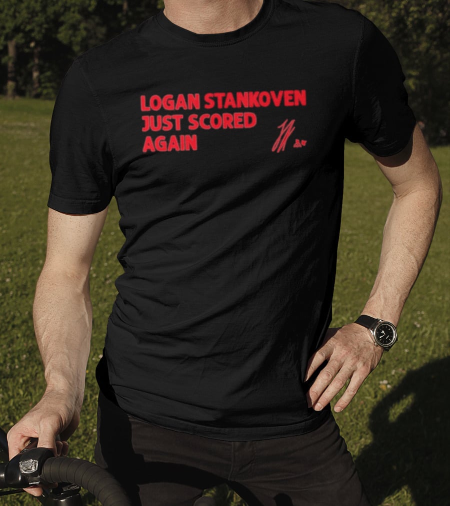 Logan Stankoven Just Scored Again 11 57 T-Shirt