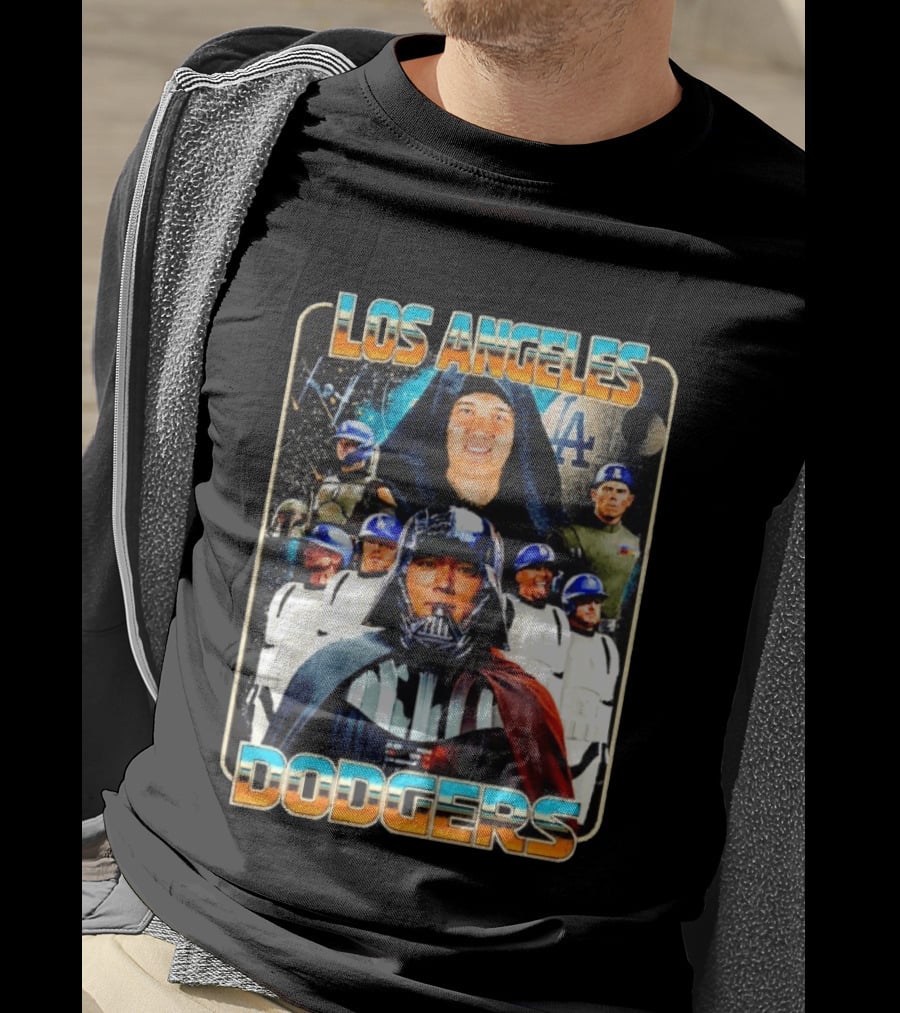 Los Angeles Dodgers Star Wars May The 4th Celebration T-Shirt