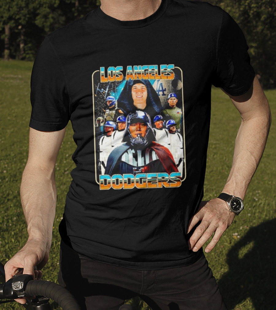 Los Angeles Dodgers Star Wars May The 4th Celebration T-Shirt