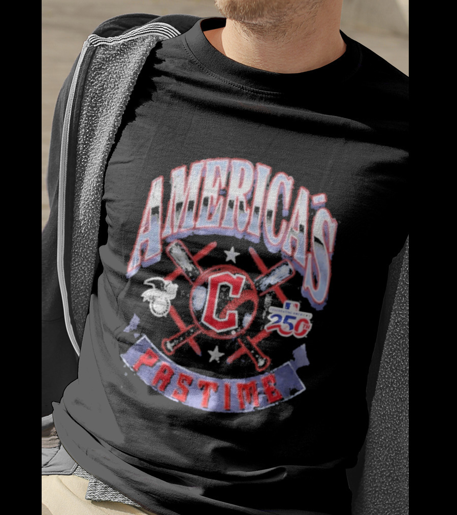 Cleveland Guardians 250th Anniversary America's Pastime T-Shirt