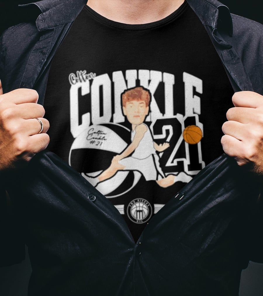 Colton Conkle 21 Basketball 2025 Marietta College T-Shirt