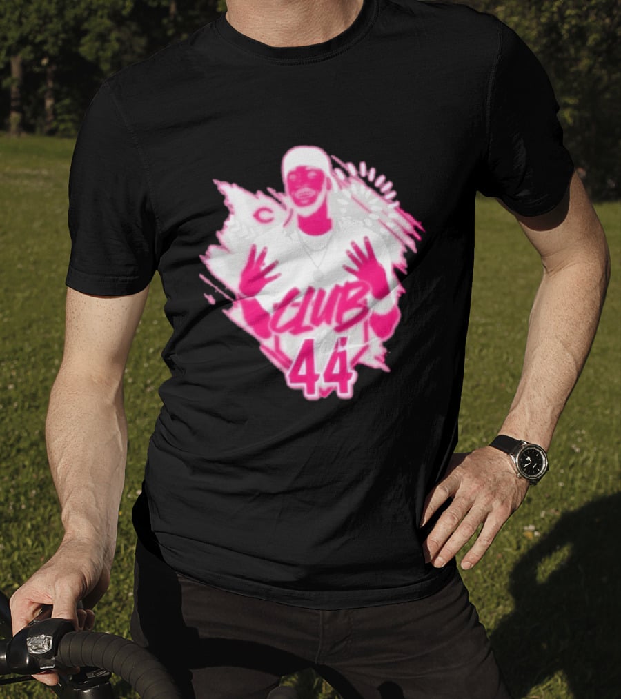 Elly De La Cruz Club 44 Pink Cincinnati Baseball T-Shirt