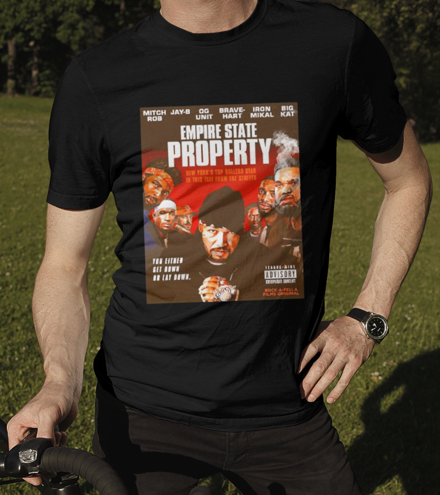 Mitch Rob Jay B OG Unit Brave Hart Iron Mikal Big Kat Empire State Property New York Knicks Baller Tale T-Shirt