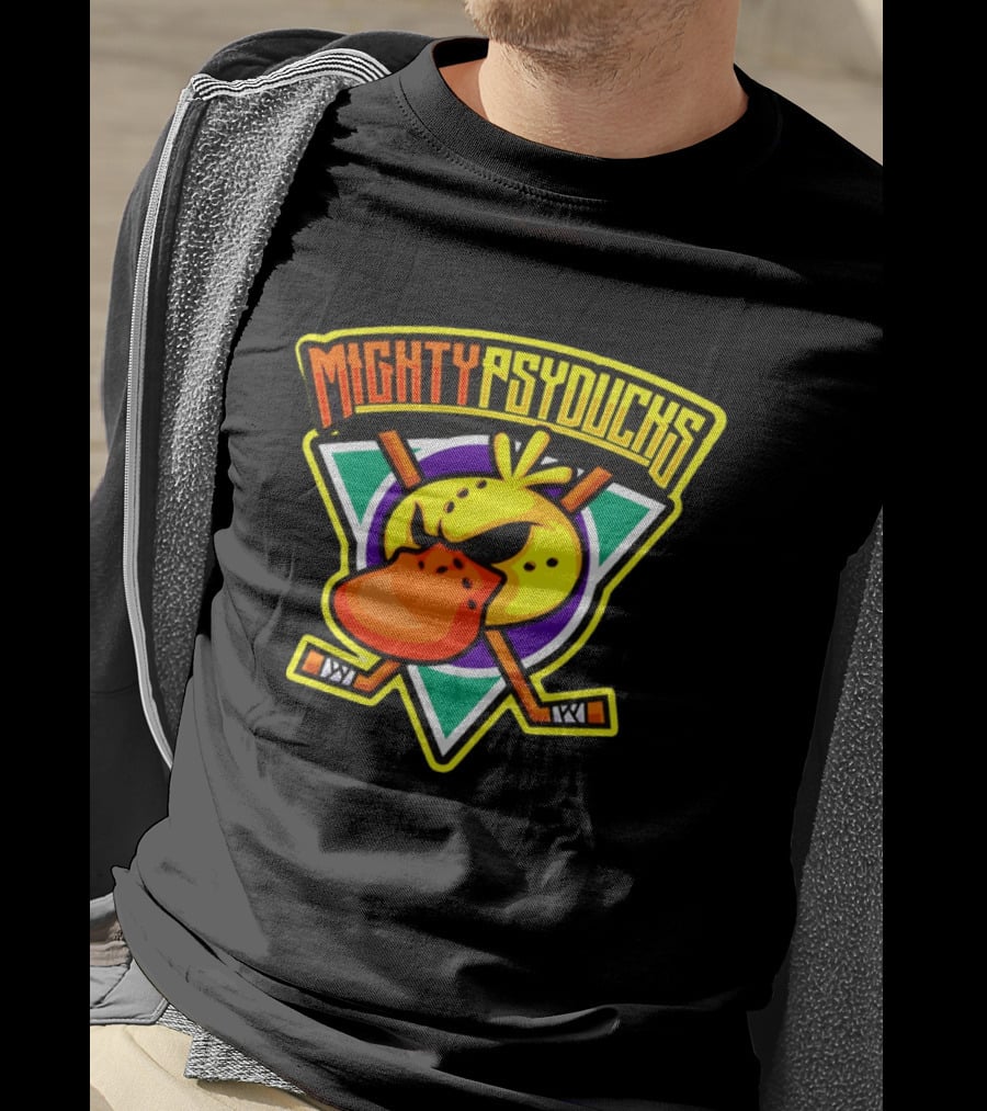 Mighty Psyducks Pokémon Hockey NHL 2026 T-Shirt