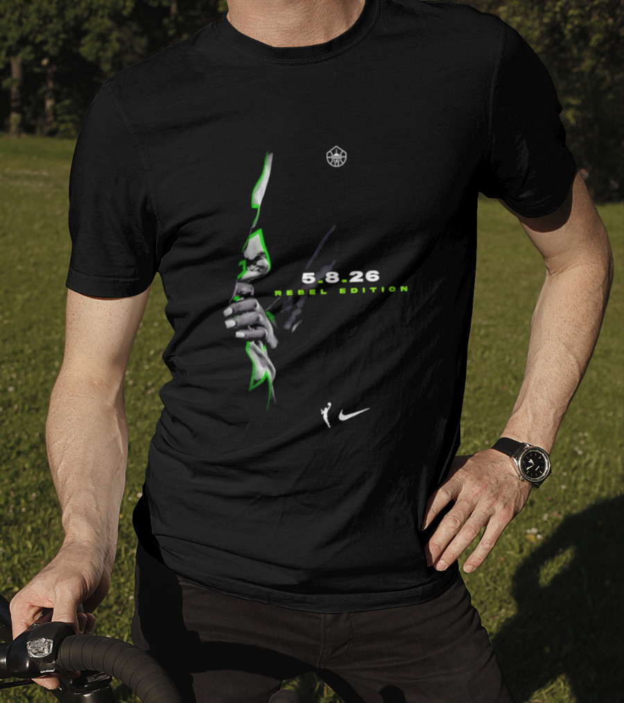 Seattle Storm Nike WNBA 5 8 26 Rebel Edition T-Shirt