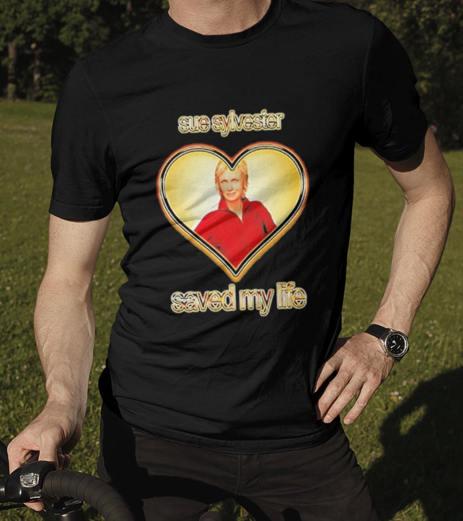 Sue Sylvester Saved My Life Heart T-Shirt