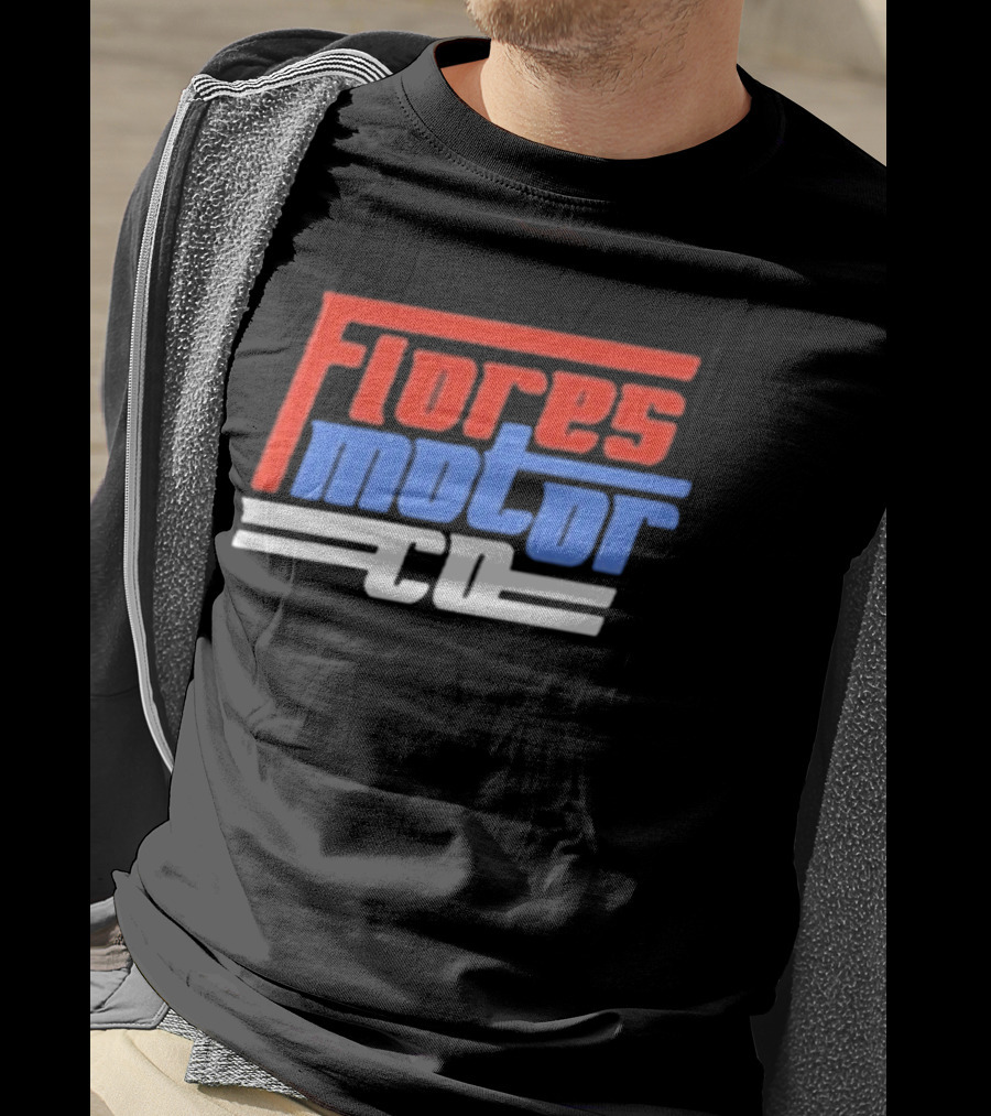 Wyatt Flores Flores Motor CO 2026 Tour Red And Blue T-Shirt