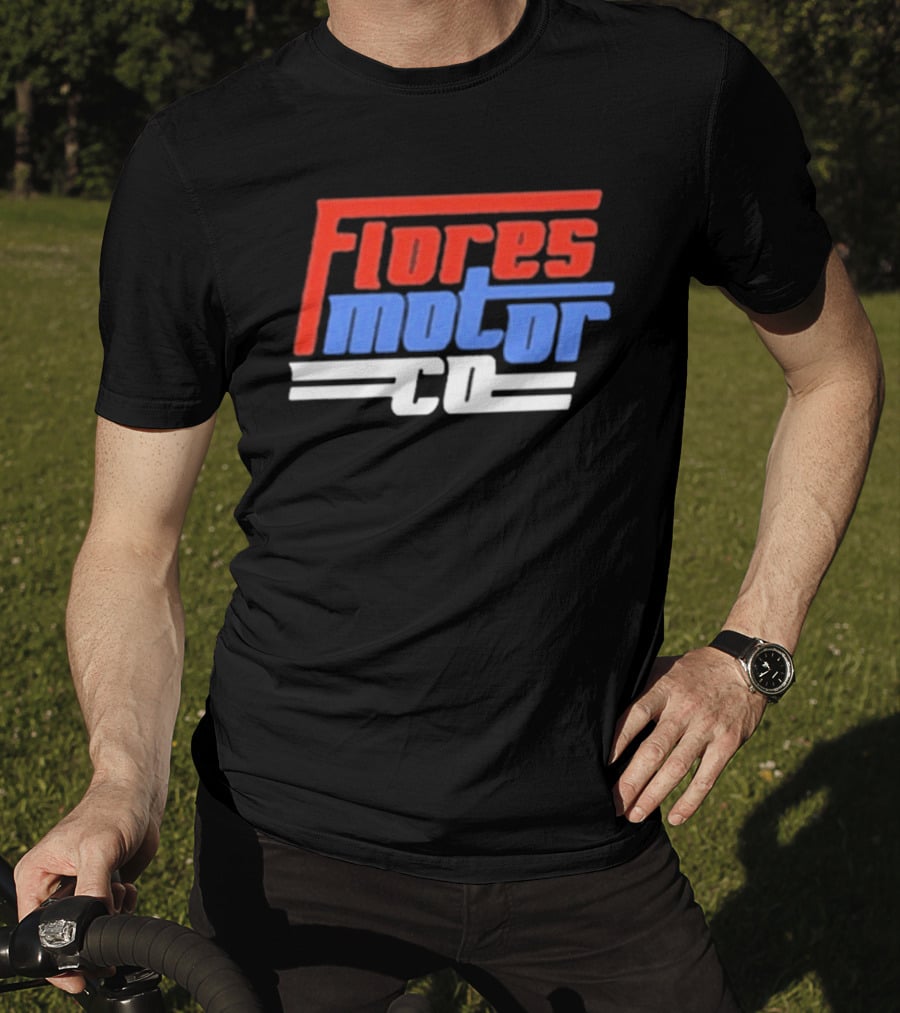 Wyatt Flores Flores Motor CO 2026 Tour Red And Blue T-Shirt