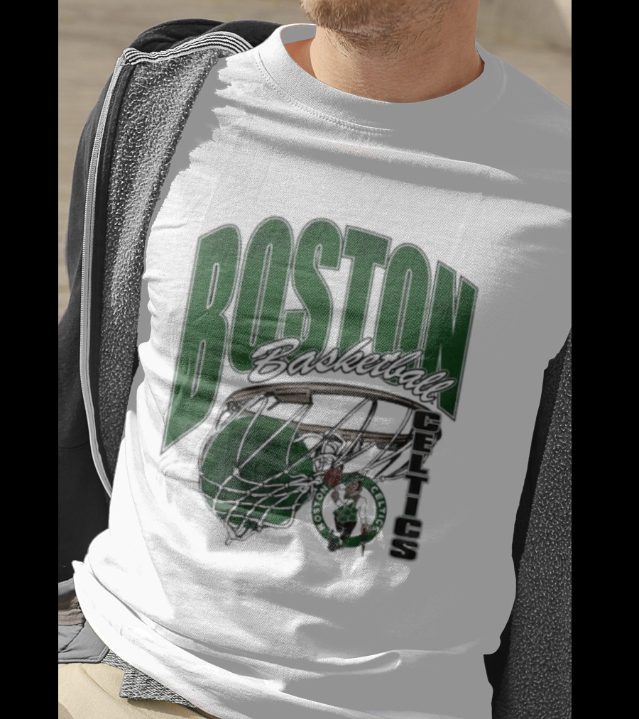 Boston Celtics Basketball 2026 Script Swish T-Shirt