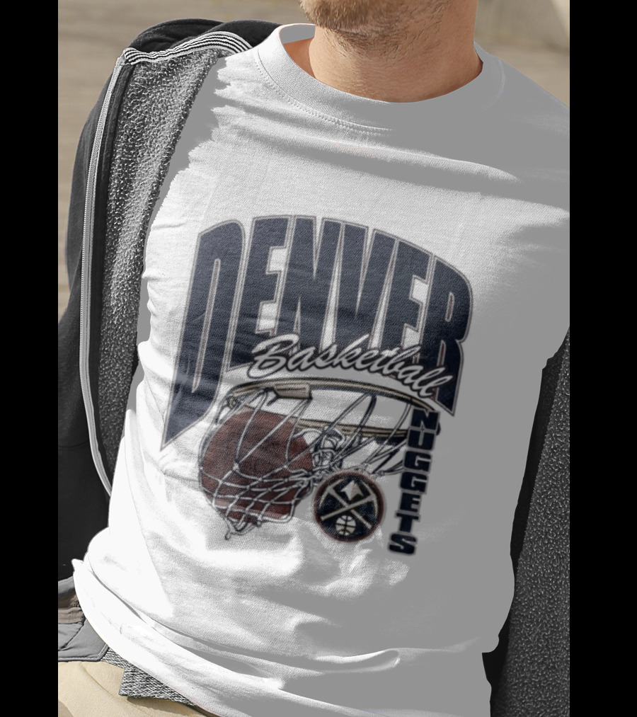 Denver Basketball 2026 Nuggets Script Swish T-Shirt