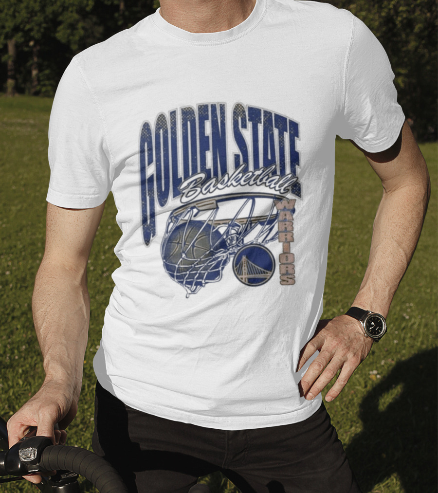 Golden State Warriors 2026 Script Swish Basketball T-Shirt