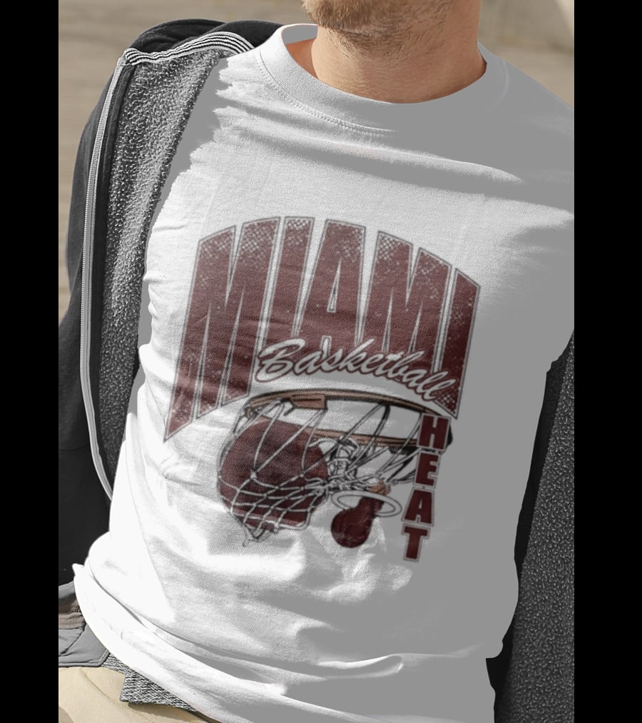Miami Basketball Swish 2026 Hoop Dunk T-Shirt